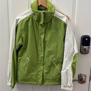 Marmot Ski Jacket Vintage Lime Green White
